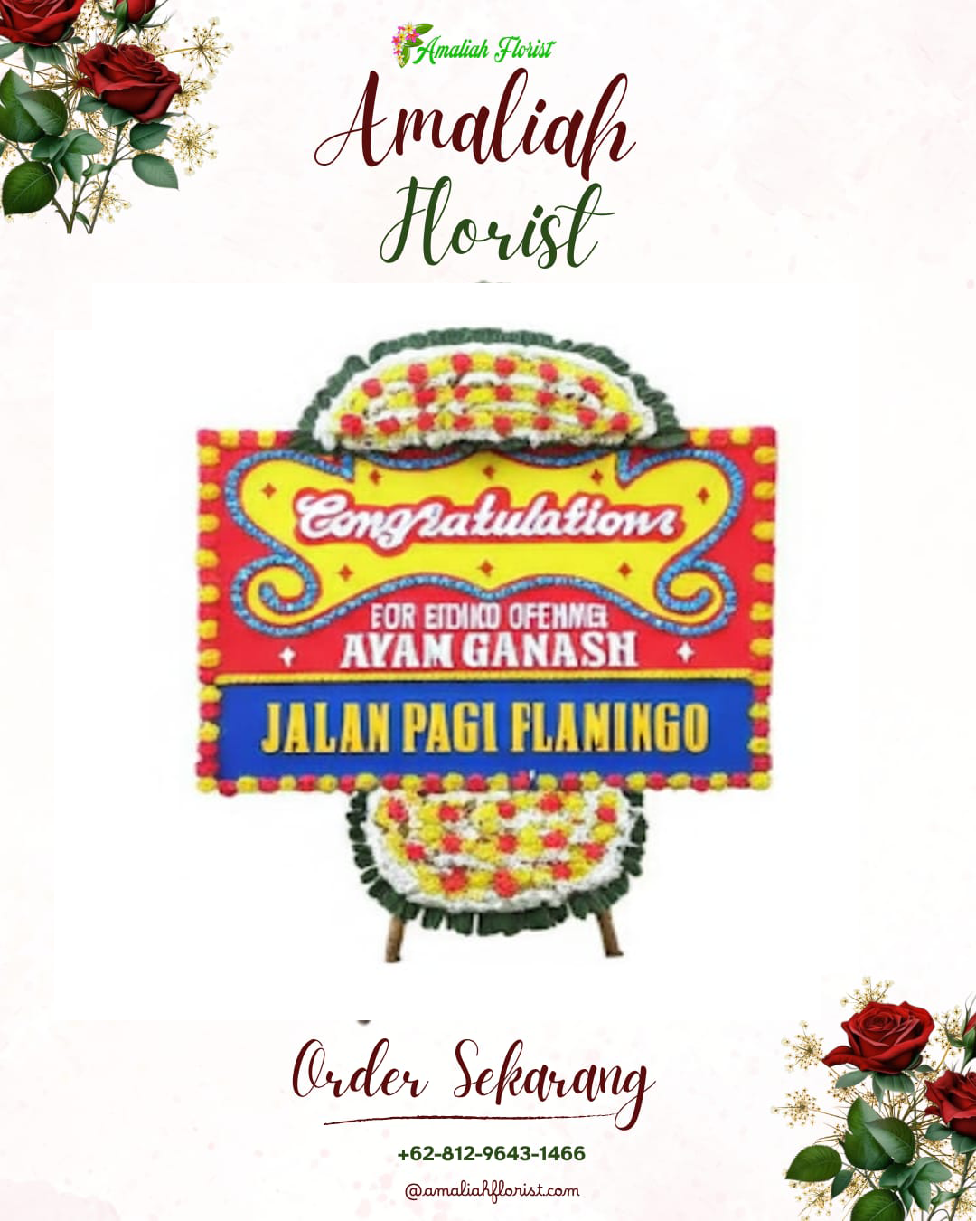 Sewa Papan Bunga Palang